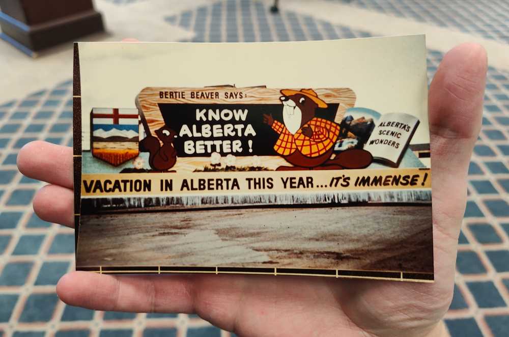 Bertie the Beaver, Alberta's long-suffering mascot.