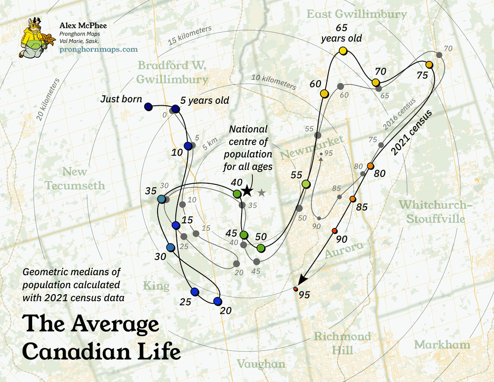 The Average Canadian Life, updated for the first time using 2021 data.